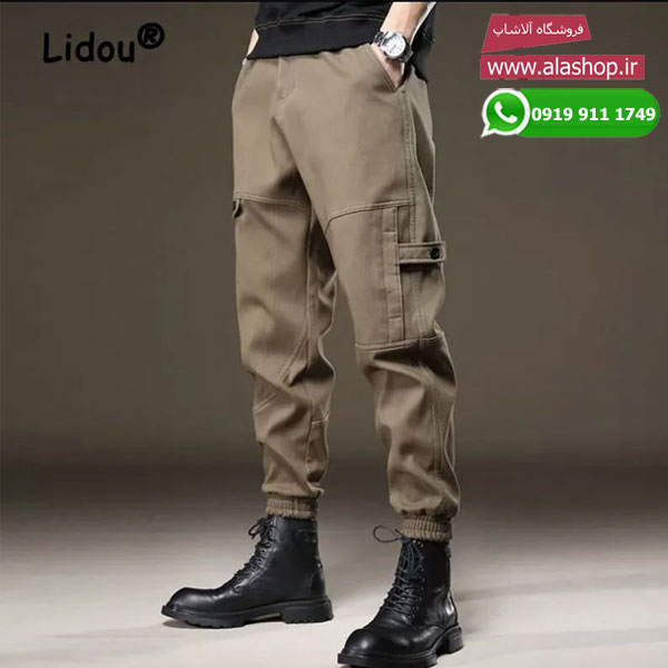 شلوار شیش جیب کلاسیک نخی