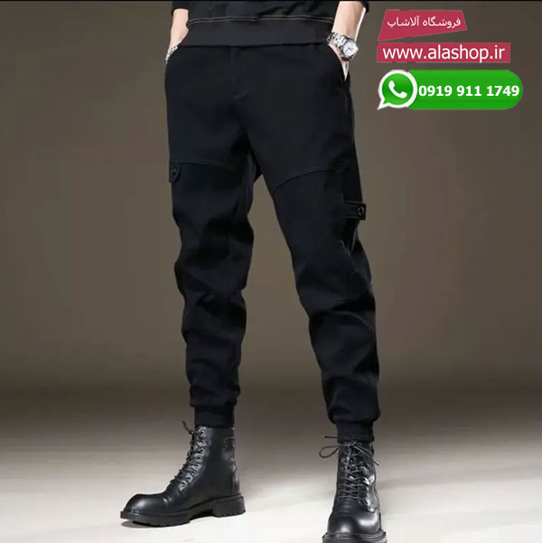 شلوار شیش جیب کلاسیک نخی