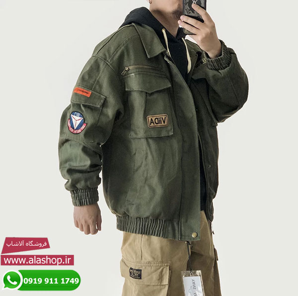 کت ارتشی آمریکایی Vintage سبز مدل m115