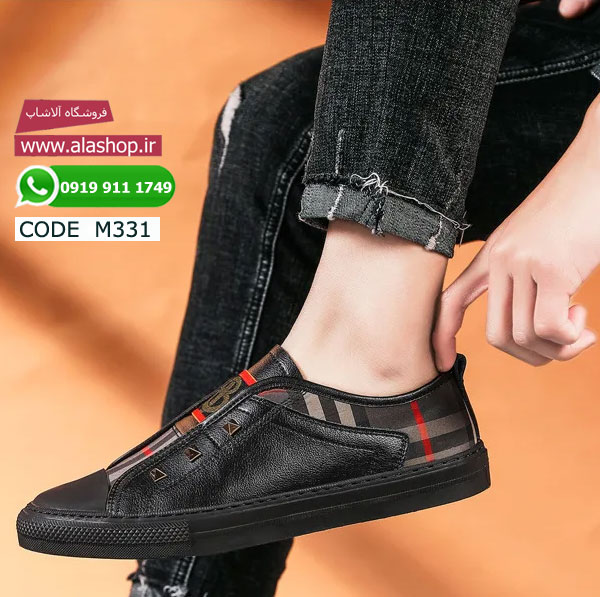 کفش چرم گاوی نرم و راحت مدل m331