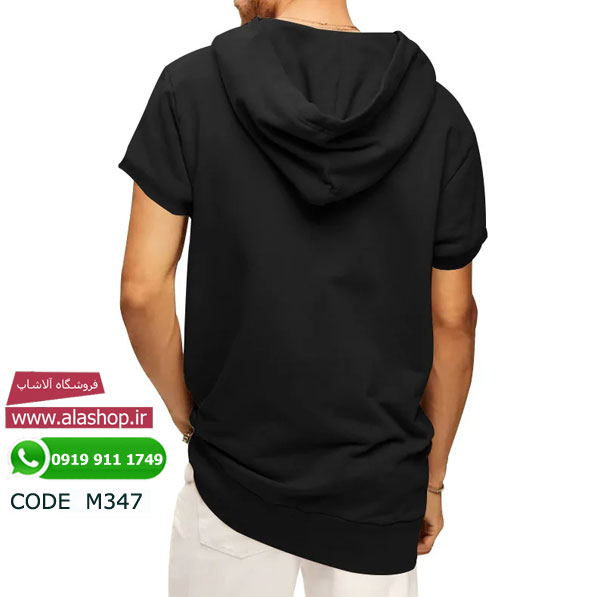 هودی آستین کوتاه تابستانه مدل m347