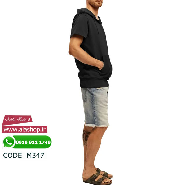 هودی آستین کوتاه تابستانه مدل m347