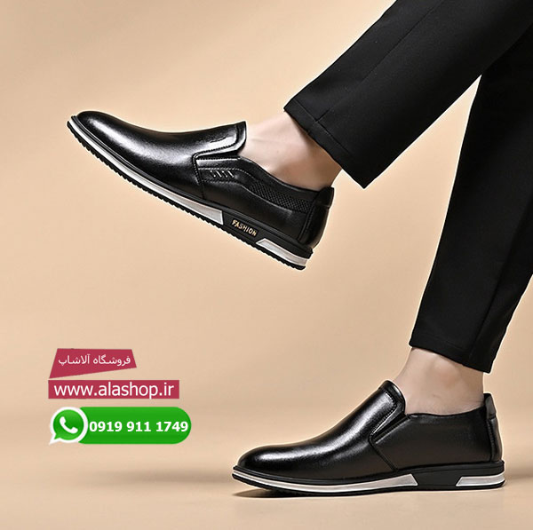 کفش لوکس مردانه چرمی مدل m087