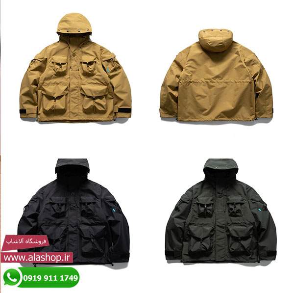 کاپشن باری و کوهستانی کلاه دار ضد آب مدل m116