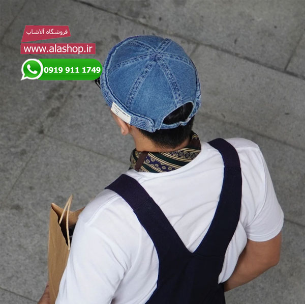 کلاه جین شسته ملوانی هیپ هاپ m123
