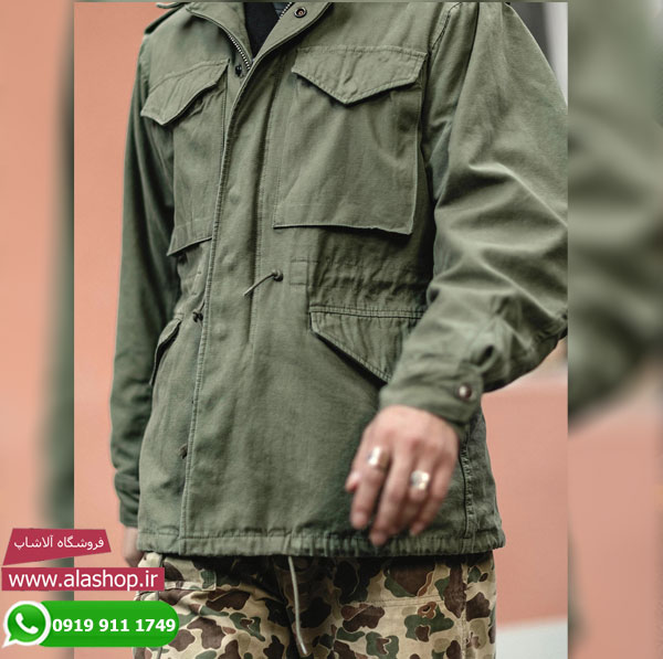 کت ارتشی برانسون Bronson M-51 سبز مدل m108