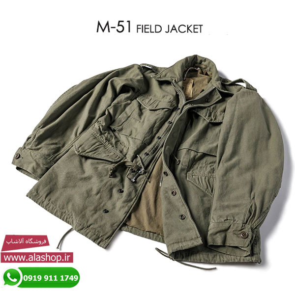 کت ارتشی برانسون Bronson M-51 سبز مدل m108