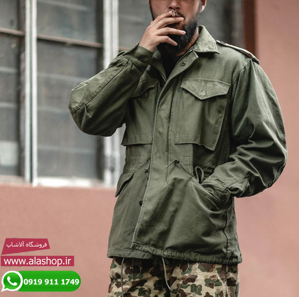 کت ارتشی برانسون Bronson M-51 سبز مدل m108