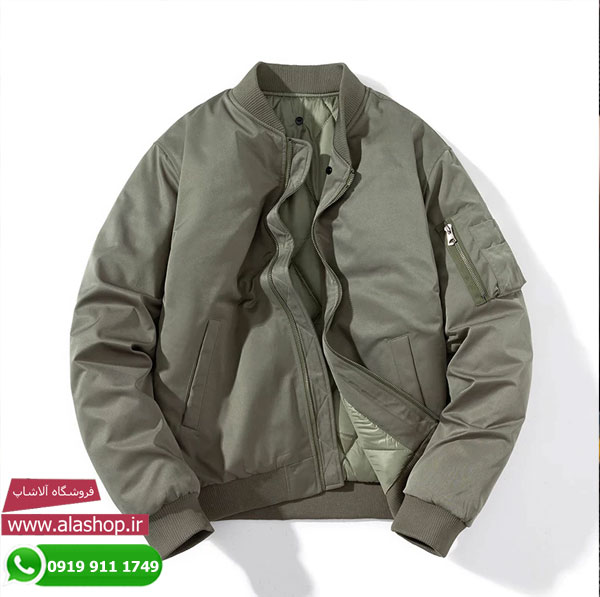 کت خلبانی بهاره کلاه دار مدل m094