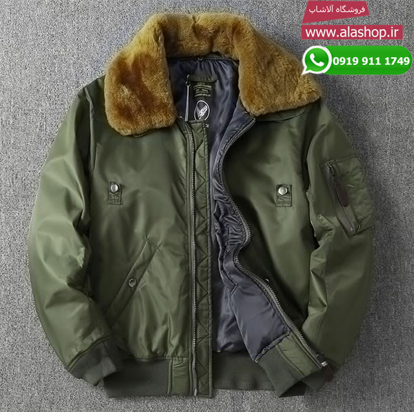 کاپشن پرواز Amekaji B-15 یقه خز مدل m097