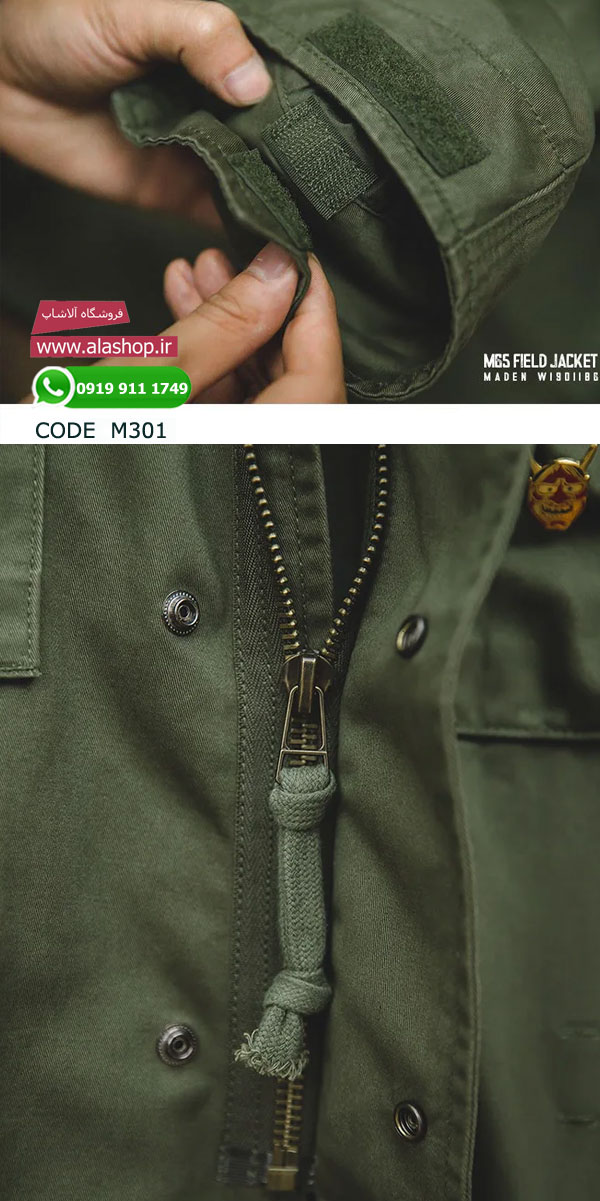 کاپشن مین M65 طرح نظامی قدیمی مدل m301