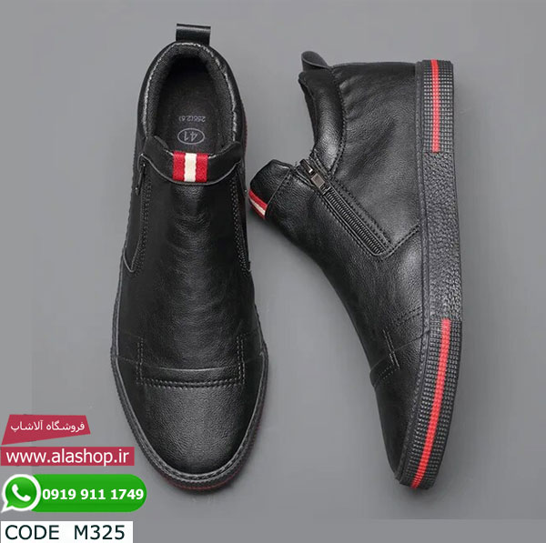 نیم بوت چرمی بهاره طرح چلسی m325