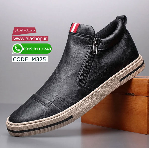 نیم بوت چرمی بهاره طرح چلسی m325