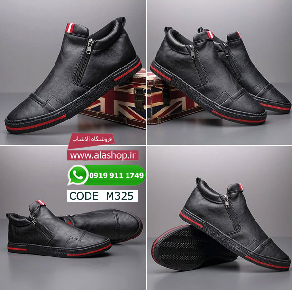 نیم بوت چرمی بهاره طرح چلسی m325