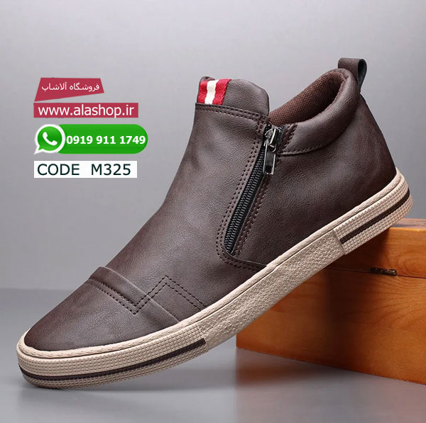 نیم بوت چرمی بهاره طرح چلسی m325