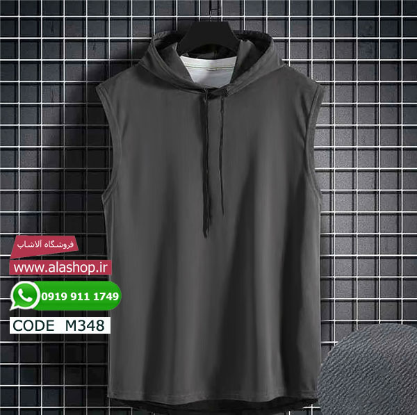 تیشرت کلاه دار تابستانه ورزشی مدل m348