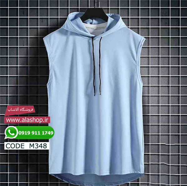 تیشرت کلاه دار تابستانه ورزشی مدل m348