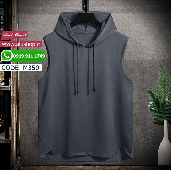 تیشرت تابستانی کلاه دار رنگی مدل m350
