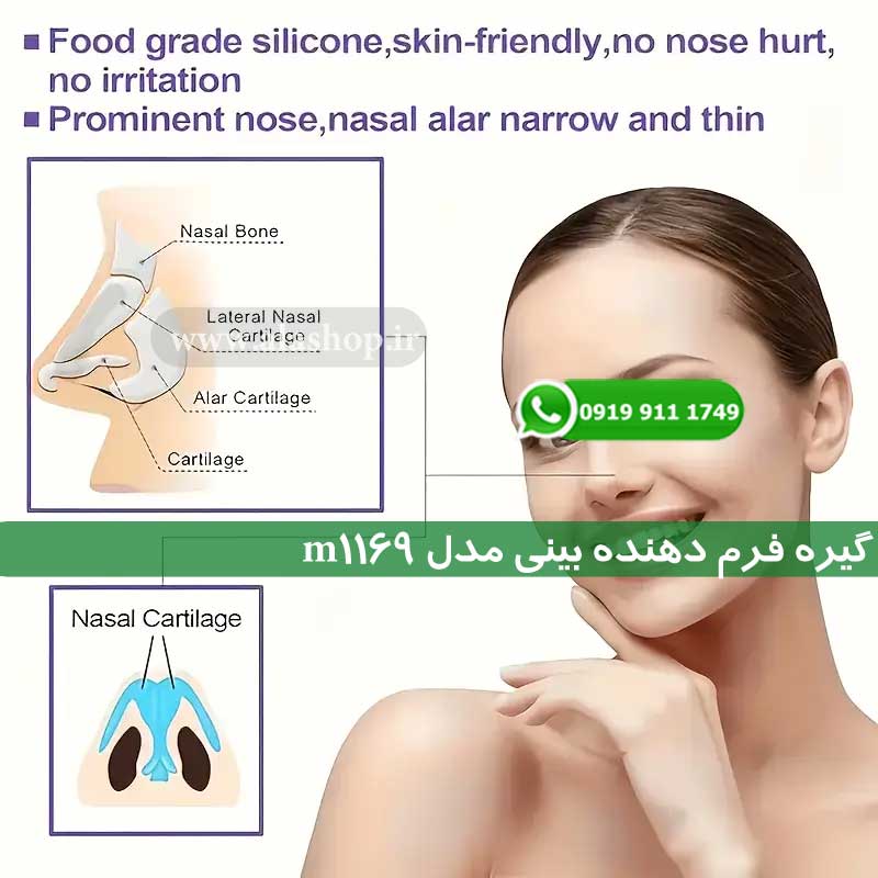 گیره فرم دهنده بینی مدل m1169